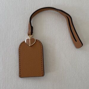 Kate Spade Tan Leather Purse Tag